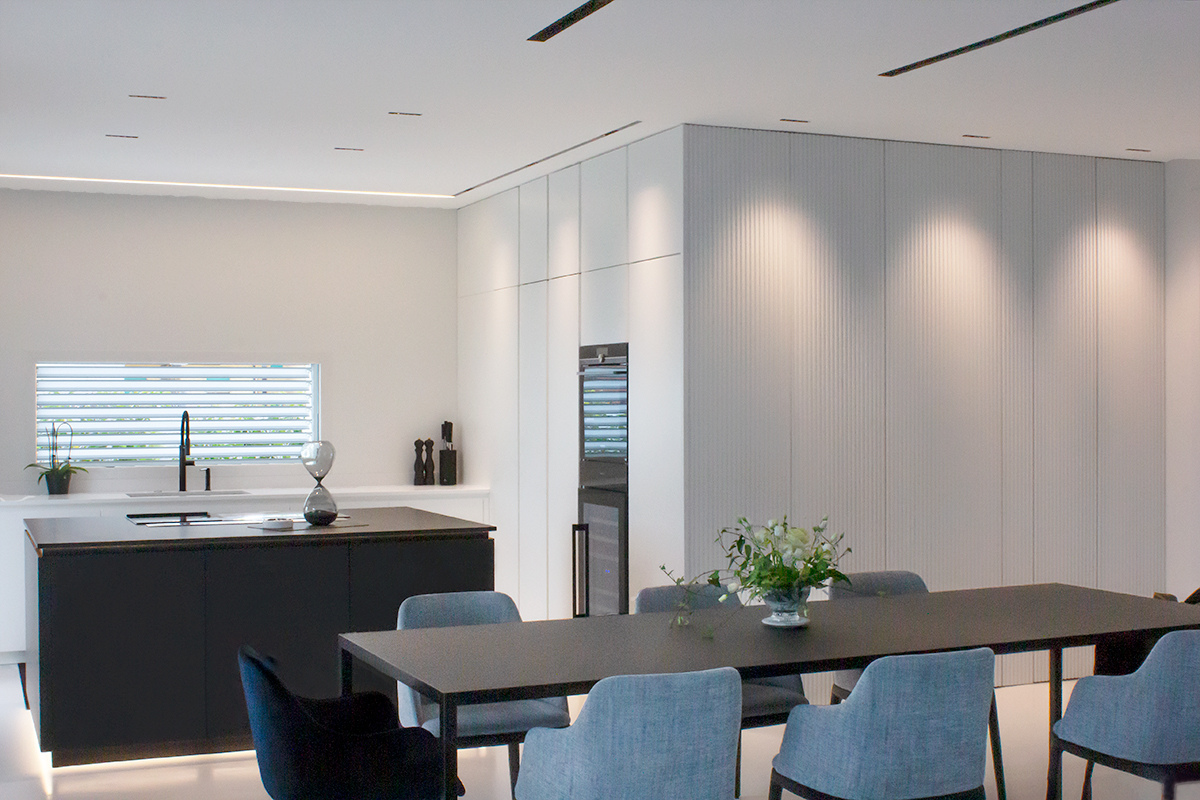 Progetto di cucina su misura realizzato da Caporalini